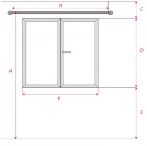 Prise de mesure rideaux