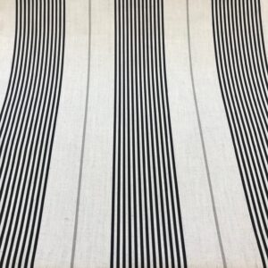 tissu toile ^lein air rayures lorient fond gris