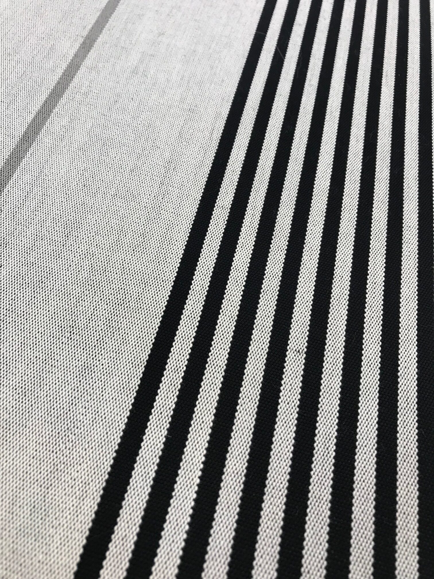 tissu toile ^lein air rayures lorient fond gris