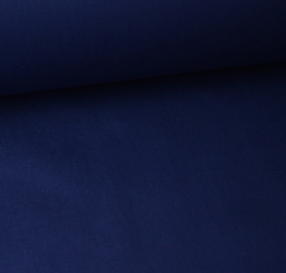 tissu coton uni marine