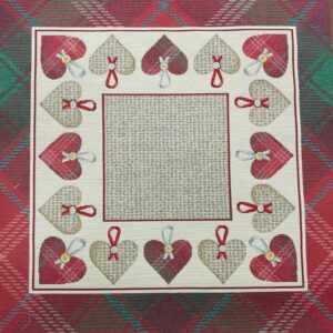 carré tapisserie 45*45cm convient pour face de coussin