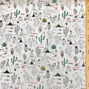 tissu coton fin imprimé petits motifs