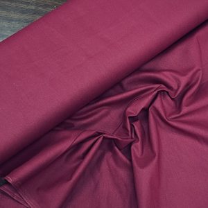 tissu JEKYLL LIE DE VIN en coton uni léger, largeur 150cm, idéal pour toute couture de vêtements ou nappes ou petits rideaux ou coussins