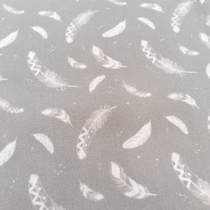 petit imprimé très délicat sur un coton fin garanti bio, certifié oekotex