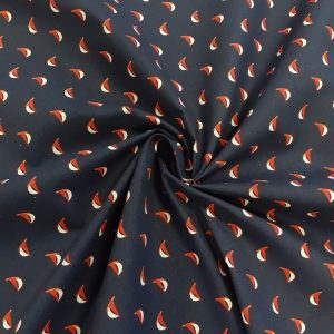 tissu coton imprimé petits motifs Oeko tex ref REGATE