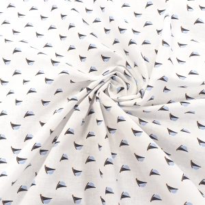 tissu coton imprimé petits motifs Oeko tex ref REGATE
