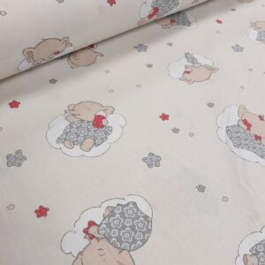 tissu coton oekotex imprimé pour coudre vêtements et petites créations Déco DIY
