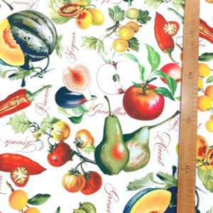 tissu ameublement Fruits Nappage