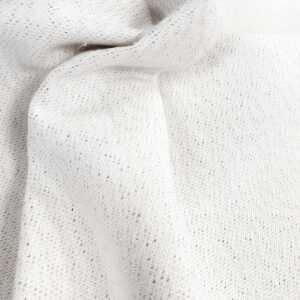 original tissu aspect lin, subtilement tissé avec un fil brillant, pour donner un air de fêtes à toutes vos création DIY