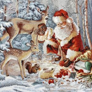 carré tapisserie 45*45cm convient pour face de coussin - motifs NOEL