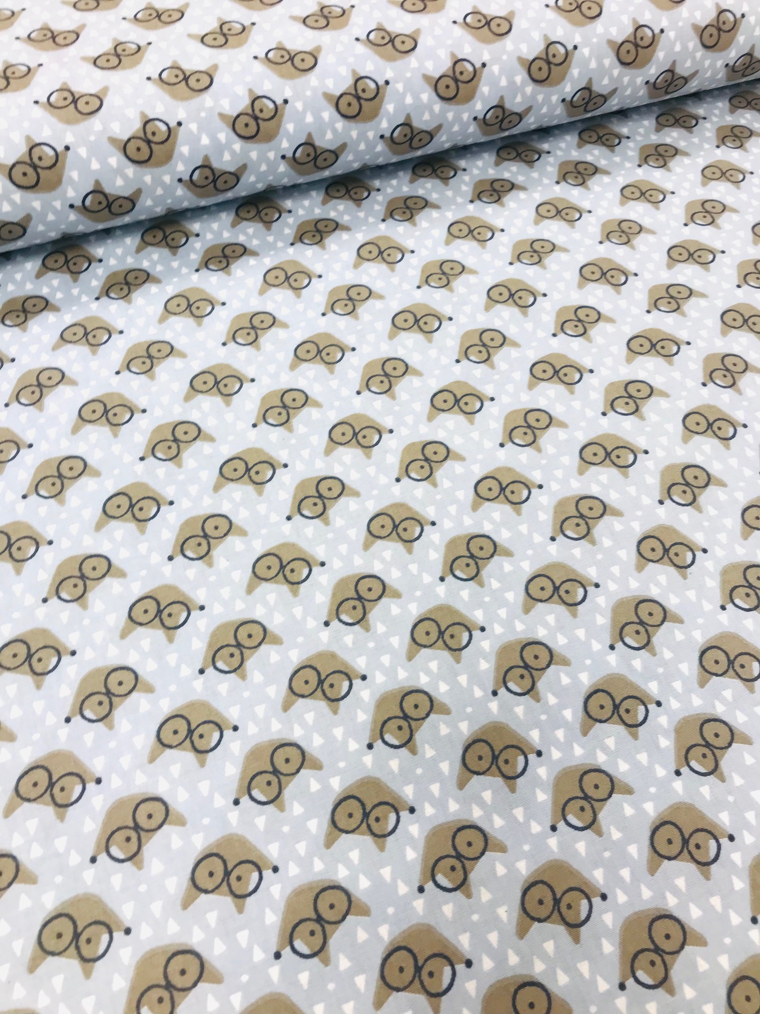 tissu léger en coton imprimé motifs enfantins garanti oekotex en largeur 140cm