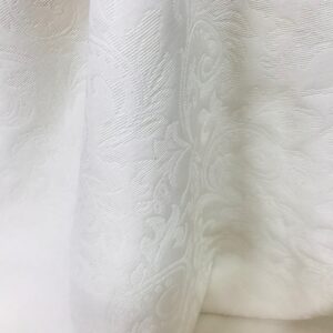 tissu ameublement façon piqué en grande largeur 280 cm coloris écru