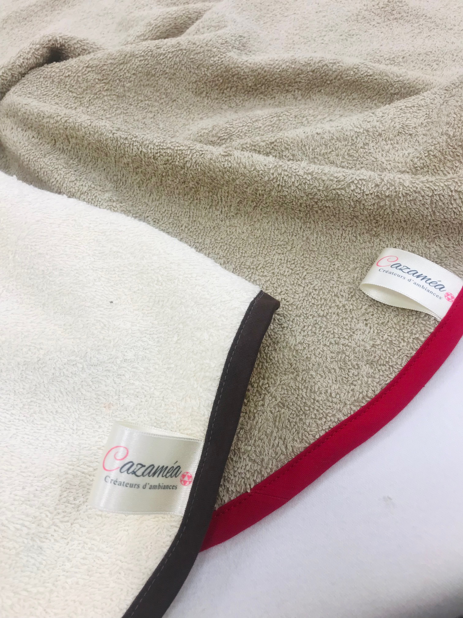 torchon CAZAMEA made in Ariège Broderie au choix MONTSEGUR LAVELANET ARIEGE