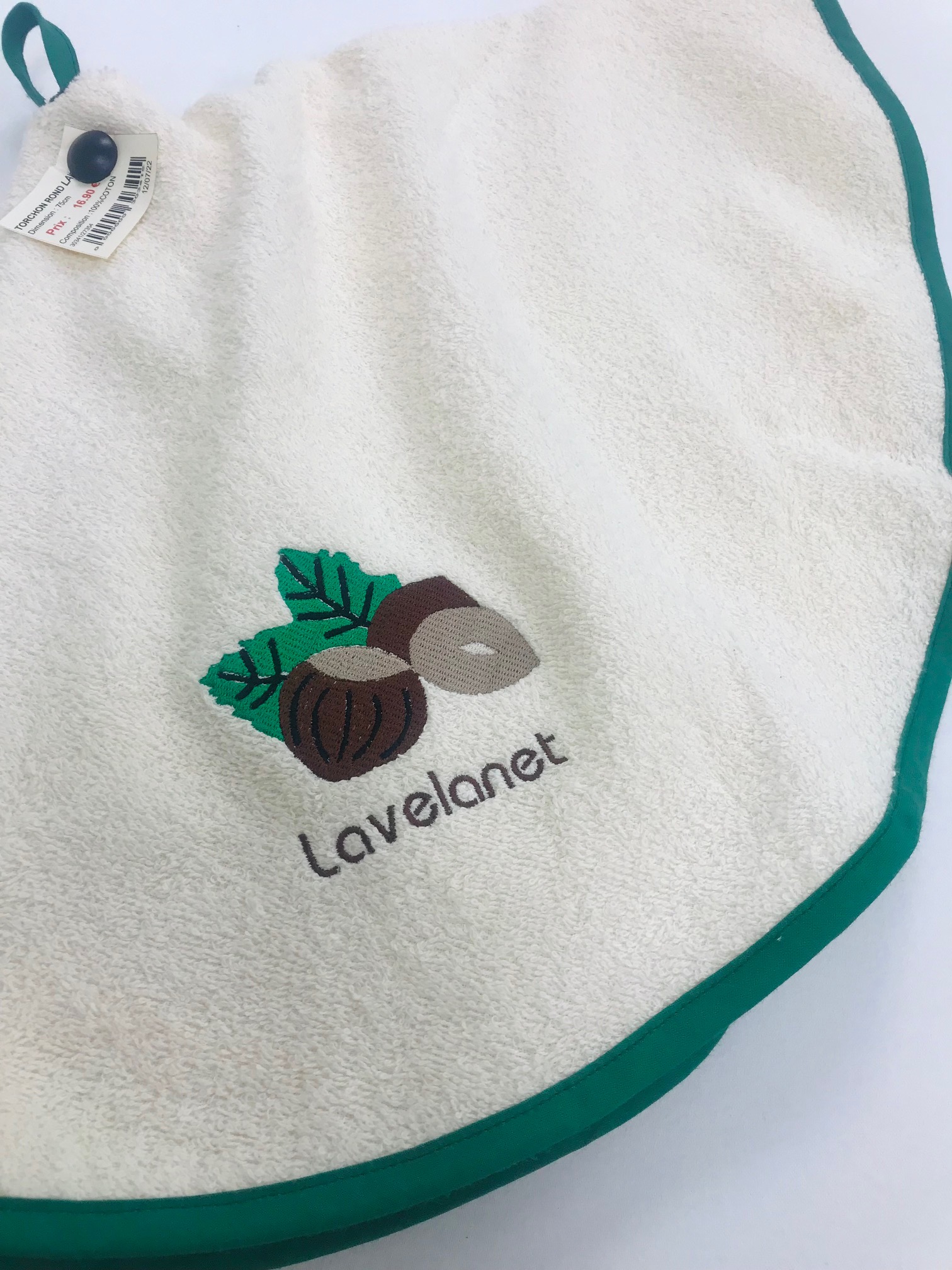 torchon CAZAMEA made in Ariège Broderie au choix MONTSEGUR LAVELANET ARIEGE