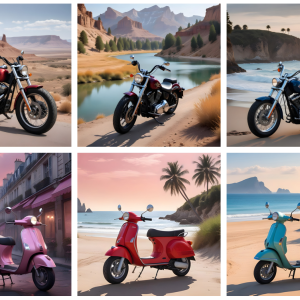 lot 6 carres scooter et moto