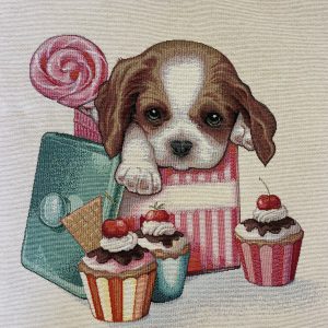 carré jacquard tapisserie 47*47cm pour créer vos coussins, sacs, réalisations DIY