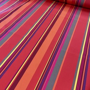 Toile plein air Tissu en160cm de largeur REF ST TROPEZ ROUGE