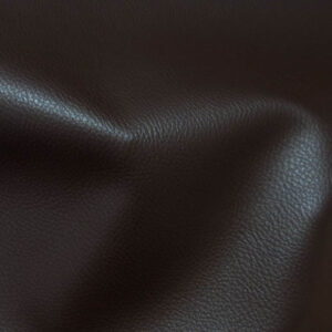 Tissu simili cuir uni - chocolat x 10 cm