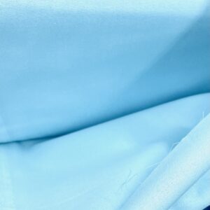 tissu JEKYLL BLEU CARAIBE en coton uni léger