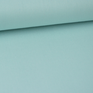 coton tissu fin uni menthe