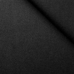 Toile Plein Air unie - largeur 160cm - NOIR X 10CM