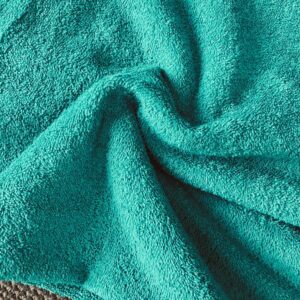tissu éponge coton en largeur 150cm coloris vert émeraude