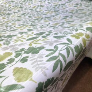 TISSU COTON ENDUIT PVC feuillage RILEY OLIVE