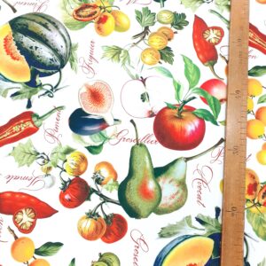 tissu ameublement Fruits Nappage
