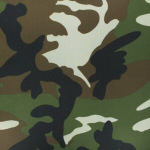tissu toile polyester imperméable coloris camouflage