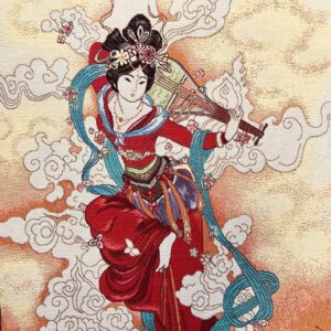 carré tapisserie 45 par 45cm geisha