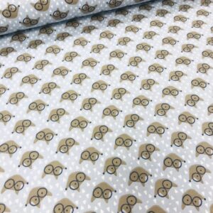 tissu léger en coton imprimé motifs enfantins garanti oekotex en largeur 140cm