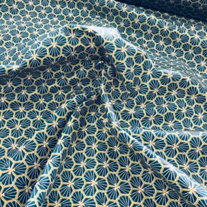 tissu coton enduit spécial nappages motifs RIAD CANARD