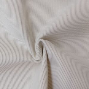 tissu velours côtelé petites rayures REF starsky coloris écru