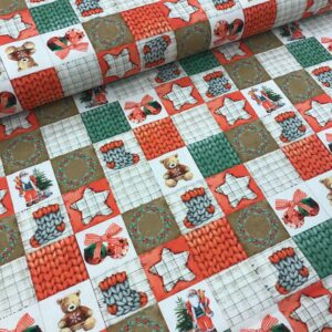 Tissu coton imprimé labellisé bio oekotex pour toutes coutures DIY et jolis vêtements