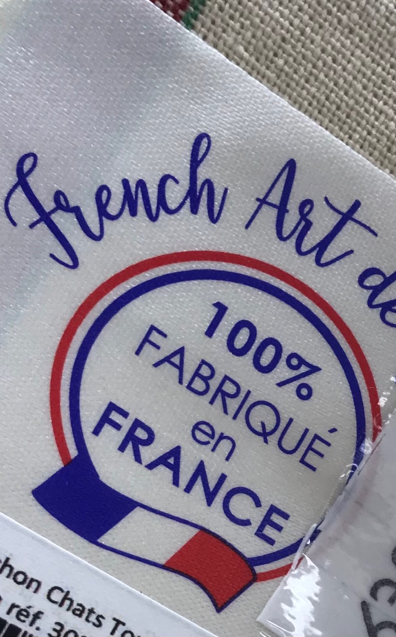 torchon CHATS DE DUBOUT 100% made in france