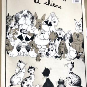 torchon CHATS DE DUBOUT 100% made in france