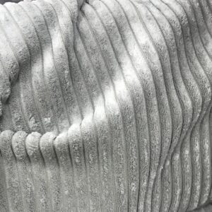 tissu ameublement Velours épais avec rayures cotelées larges XL pour rideaux et sièges