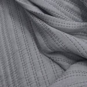 tissu piqué de coton/polyetser grande largeur 260cm coloris gris