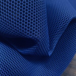 tissu MESH bubble 3d coloris bleu roy pour rénover siège et couture de sacs