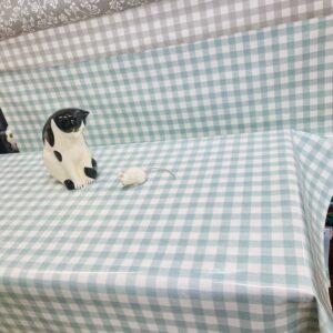 TISSU COTON ENDUIT PVC spécial nappage