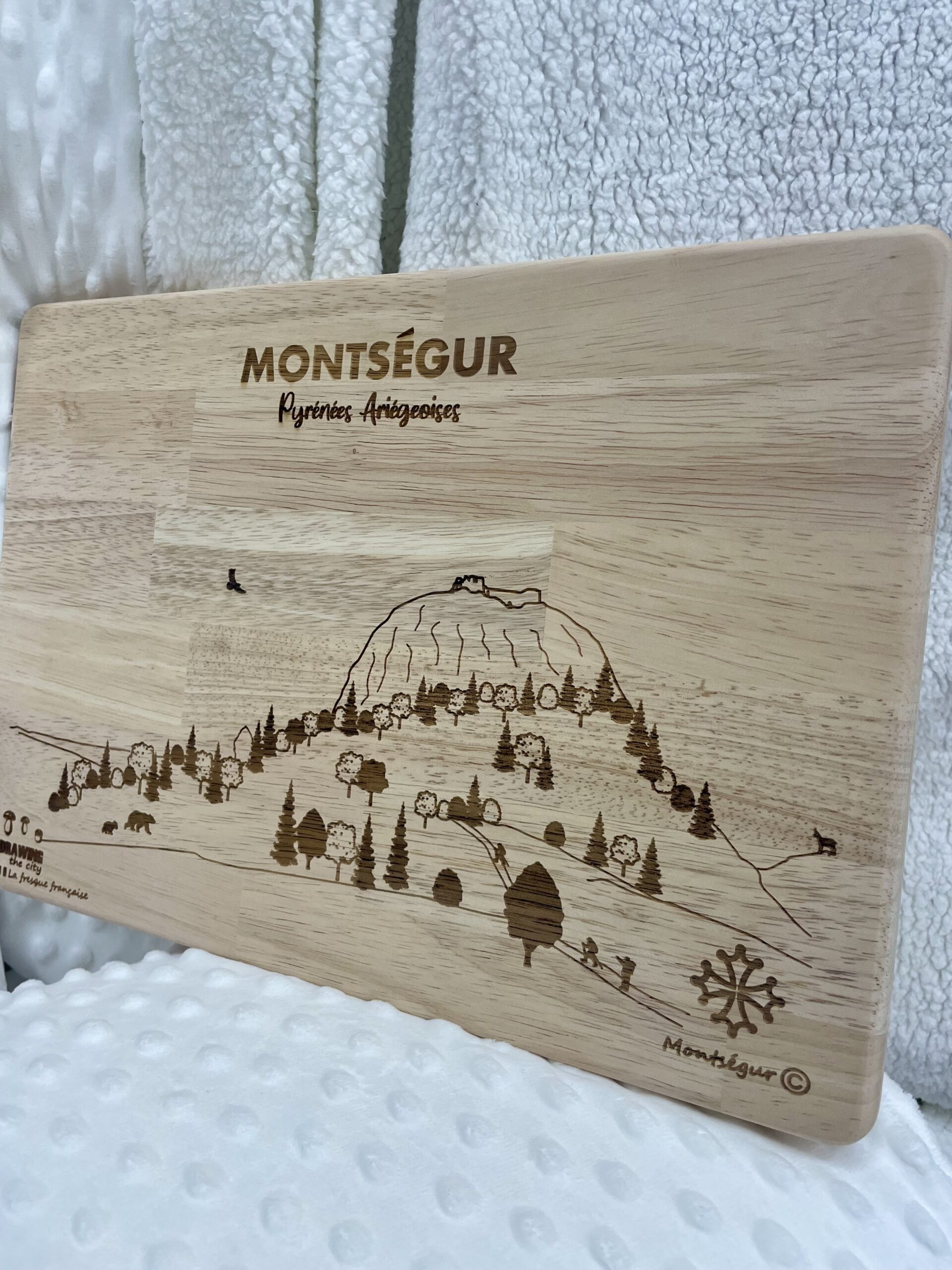 planche apéro Fabrication française en bois d'hévéa
