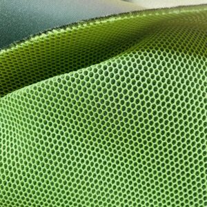 tissu MESH bubble 3d coloris VERT ANIS pour rénover siège et couture de sacs