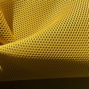 tissu MESH bubble 3d coloris TOURNESOL pour rénover siège et couture de sacs