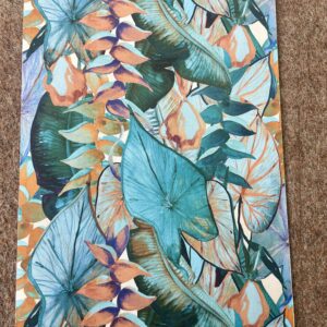 toile plein air pour chilienne en 45cm de large REF GUYANE BLEU / DRALON OEKOTEX TEFLON ANTI TACHES OUTDOOR