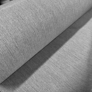 Toile plein air tissu Gris chiné MIX SMOKE en 160cm de largeur