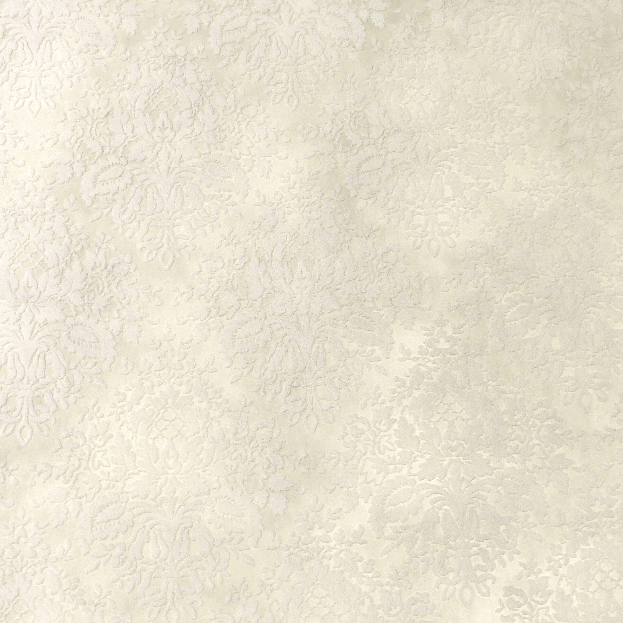 Tissu simili cuir velours couleur écru