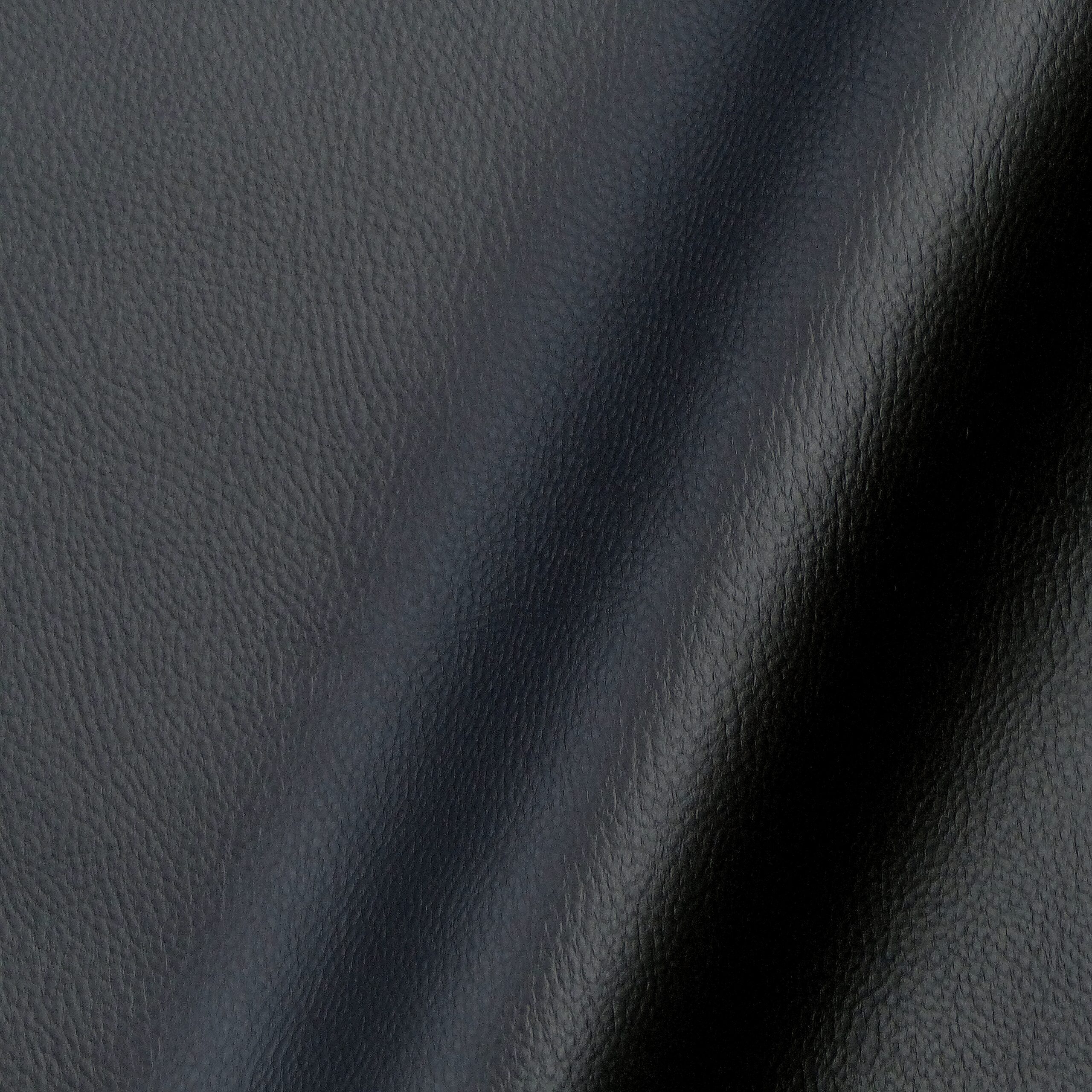Tissu simili cuir uni couleur noir