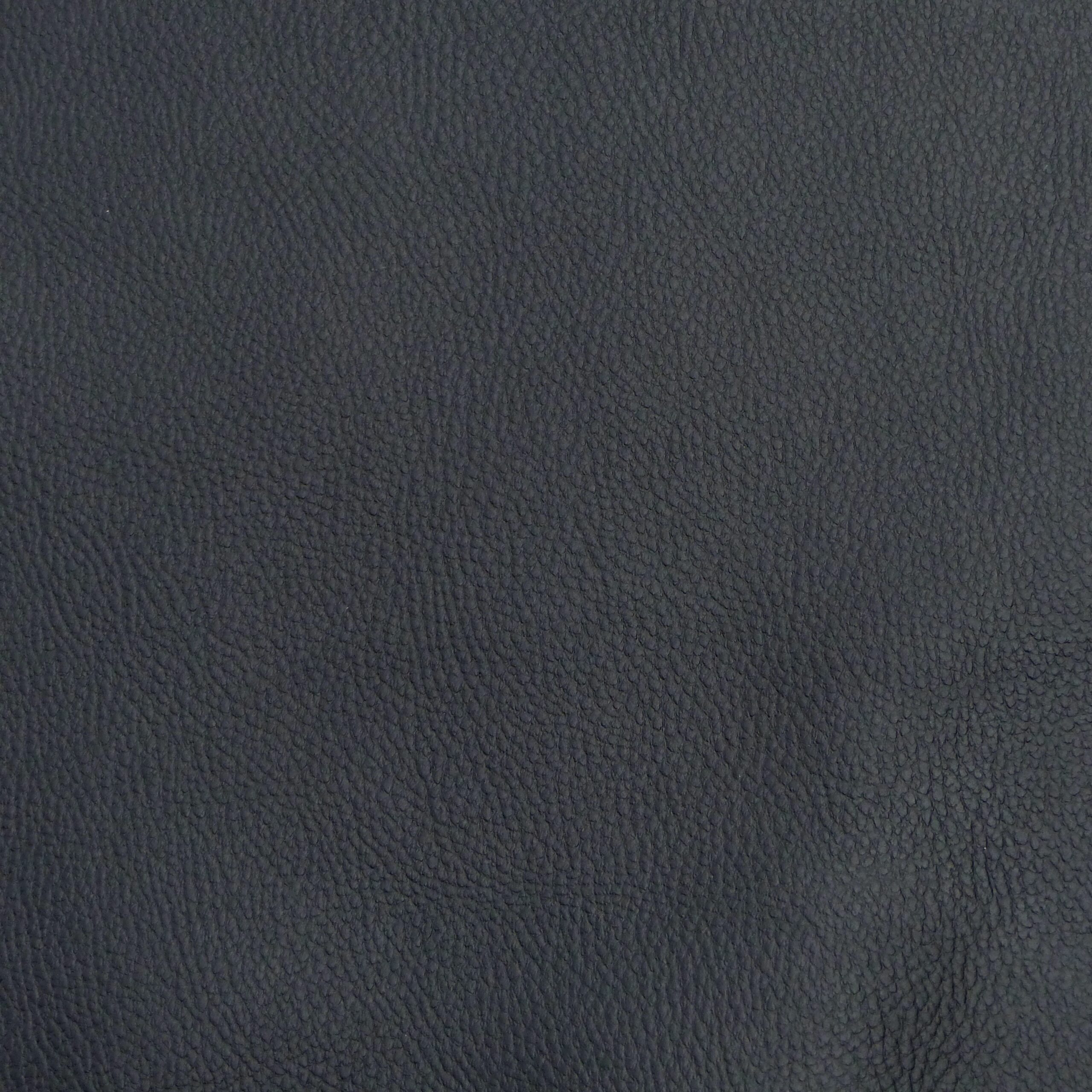Tissu simili cuir uni couleur noir