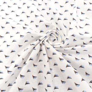 tissu coton imprimé petits motifs Oeko tex ref REGATE